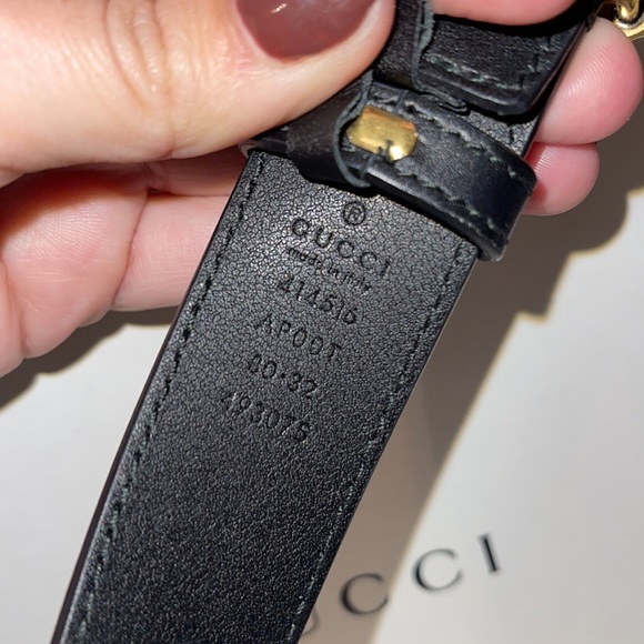 AUTHENTIC Gucci leather belt